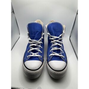 Converse Chuck Taylor All Star High Top Royal Blue Canvas Sneakers Mens 9